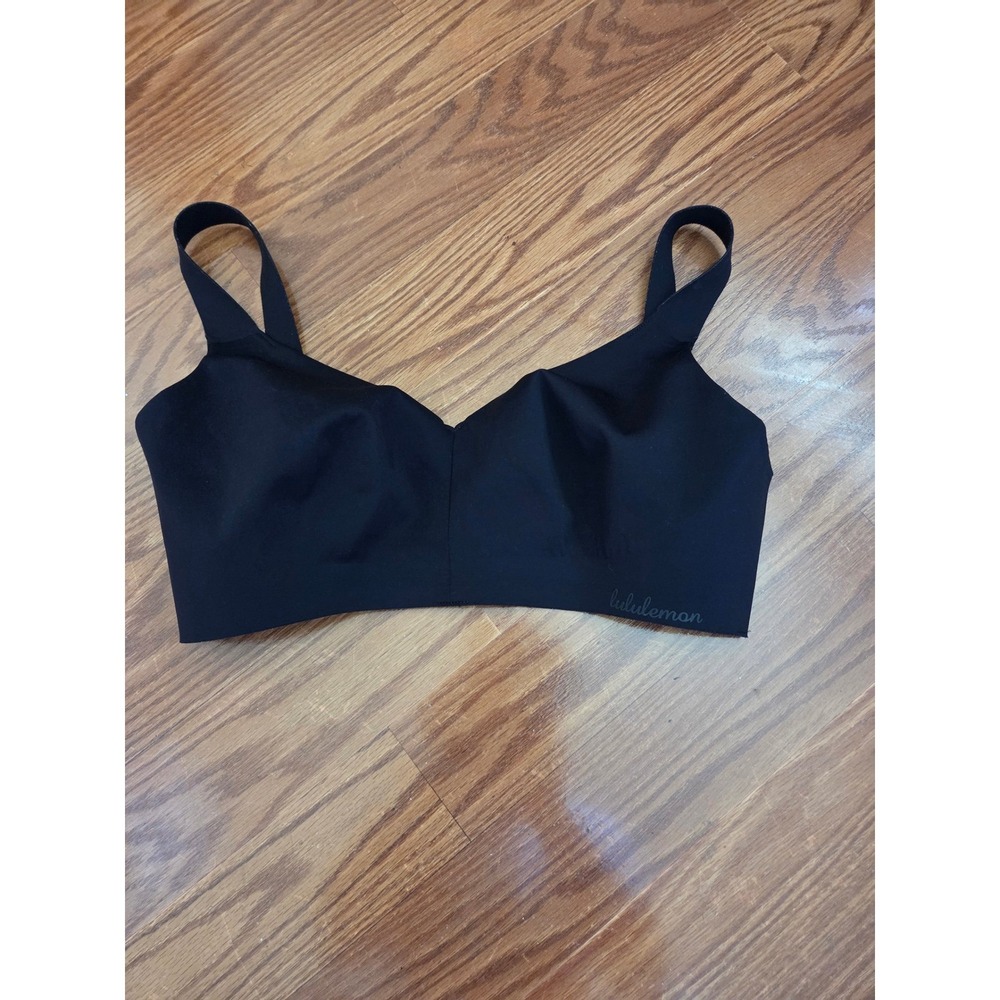 Lululemon Like a Cloud Bra High Neck Black Size 32E Light Support B/C Cup